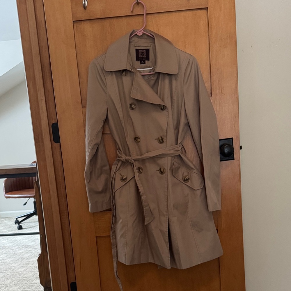Women's Anne Klein Tan Trench Coat